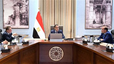 مدبولي يجتمع مع محافظ البنك المركزي ووزير المالية لاستعراض عدد من الملفات