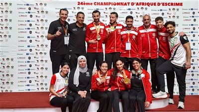 مصر تحقق 4 ميداليات في اليوم الأول ببطولة أفريقيا للسلاح بكوت ديفوار
