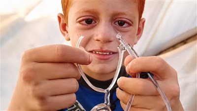 استجابة في ساعات.. اللجنة المصرية لإغاثة غزة تنقذ نظر الطفل الفلسطيني أيوب