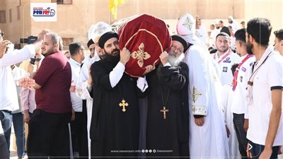 بحضور شعبي.. بدء احتفالات إيبارشية الفيوم بعيد القديس الأنبا أبرآم