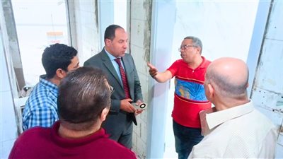 رئيس المؤسسة العلاجية يتفقد أعمال التطوير الشامل بمستشفى هليوبوليس