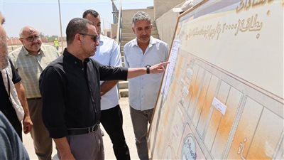 محافظ المنوفية يتفقد مشروع محطة معالجة صرف صحى كفر داود - الخطاطبة
