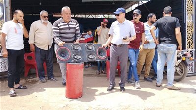 محافظ الدقهلية يتابع حملة للتصدي لأجهزة الصوت والتلوث السمعي بالجمالية