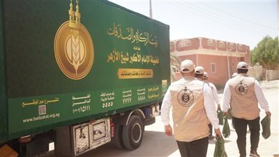 «بيت الزكاة والصدقات» ينتهي من توزيع لحوم الأضاحي في مطروح وواحة سيوة