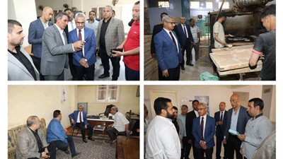 بـ3 قرى.. جولة مفاجئة لمحافظ بني سويف بقطاعات الصحة والصرف والتموين 