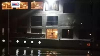 شحوط باخرة سياحية بمياه النيل شمال المنيا دون إصابات