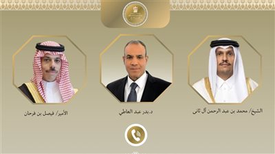 وزير الخارجية يبحث مع نظيريه السعودي والقطري تطورات أزمة إيران والوضع بالسودان