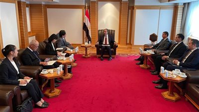 وزير الخارجية يلتقي رئيس مؤسسة اليابان لاستثمارات البنية التحتية في الخارج