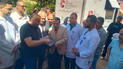 قافلة طبية مجانية بقرية الغنيمية في فارسكور تقدم خدمات علاجية متكاملة
