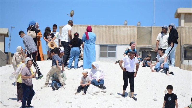جبال الملح بمدينة