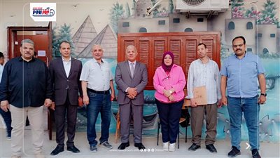 قبيصي يتابع تسليم أوراق امتحان اللغة العربية للشهادة الإعدادية بالفيوم