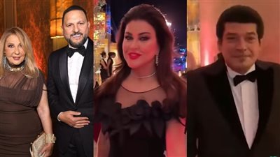بحضور نادية الجندي وباسم سمرة.. عماد زيادة يحتفل بحفل زفاف ابنة شقيقه