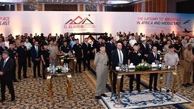 القوات المسلحة تنظم حفلاً للتعريف بمعرض العلمين الدولي للطيران والفضاء