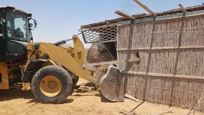 استرداد فدانين وإزالة 761 مترا تعديات ضمن الموجة 29 بالسويس