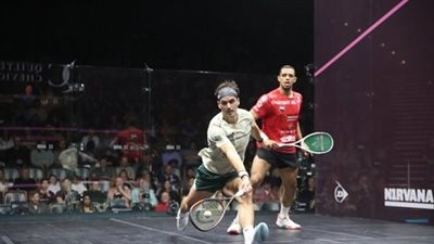 مصطفى عسل بطل العالم يخسر لقب بريطانيا المفتوحة للإسكواش بعد انسحابه