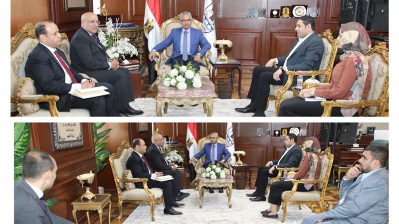 محافظ بنى سويف مع