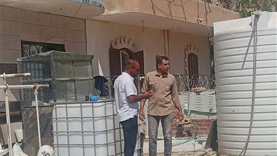 إعادة تشميع محطة مياه مخالفة في حي عتاقة بالسويس بعد فض الأختام