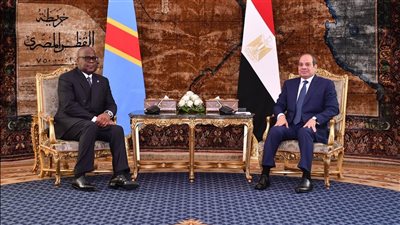 مباحثات ثنائية بين الرئيس السيسي ونظيره الكونغولى لبحث سبل تعزيز التعاون بين البلدين