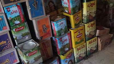 محافظ الغربية: ضبط 740 كجم أرز مجهول المصدر وطن دقيق فاخر و1200 كجم شحم سيارات