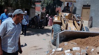 إزالة 41 حالة تعدٍ على مبانى أملاك دولة بمساحة 16020 م² بمحافظة البحيرة