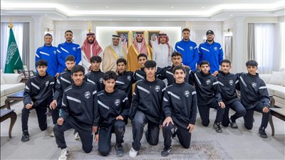 موسى الشمري يلتقي نائب أمير الجوف بعد إنجاز أكاديمية أجيال