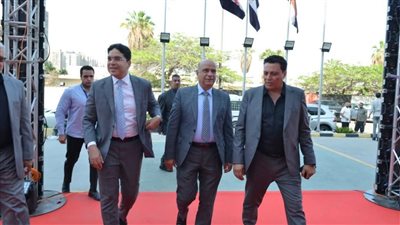 نواب دمياط يشاركون في افتتاح معرض الأثاث بالقاهرة   