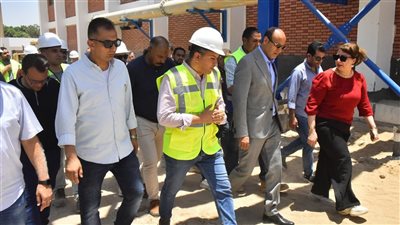 محافظ أسيوط يتفقد مشروع إحلال وتجديد وتوسعة محطة معالجة عرب المدابغ 