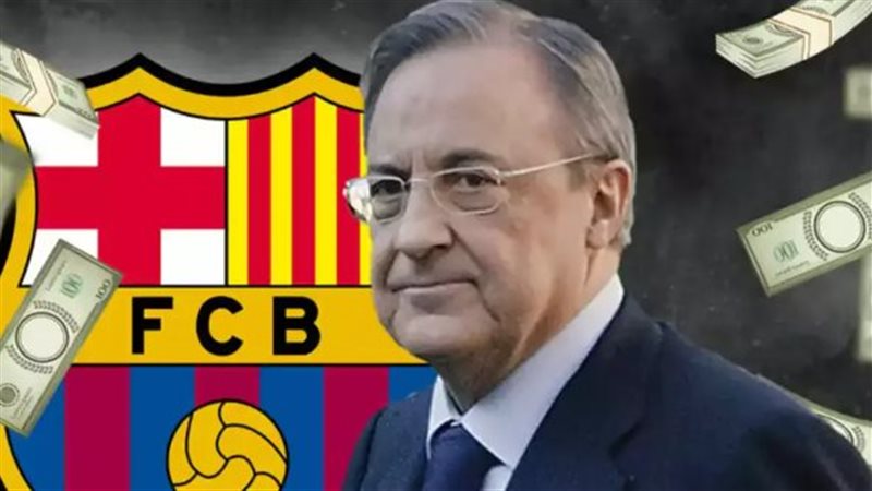 فلورنتينو بيريز وبرشلونة