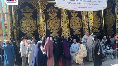 الكشف الطبي على 3182 مواطنًا وصرف 512 نظارة مجانا في كفر الشيخ 