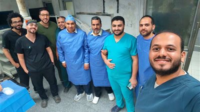 مستشفيات جامعة الأزهر بدمياط تنجح في استخراج دبوس من رئة طفلة