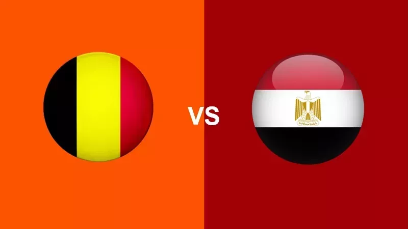 مصر وبلجيكا في كأس