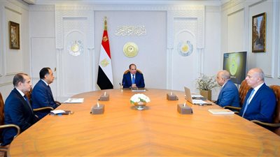الرئيس السيسي يجتمع بمدبولي ووزير الكهرباء لمتابعة مشروعات دعم الشبكة القومية