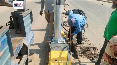  63 عمودًا و126 كشافًا جديدًا.. تطوير شامل لإنارة أهم الطرق في كفر الشيخ