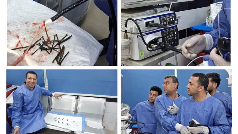 جانب من الفرق الطبية
