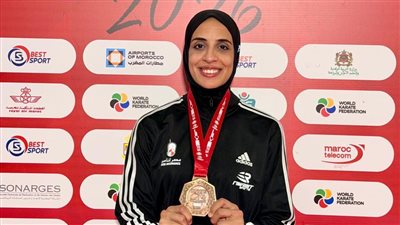 فريال أشرف بعد حصد برونزية الدوري العالمي للكاراتيه : خطوة مهمة 
