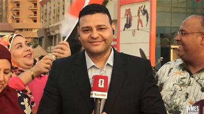 أحمد عبدالهادي يخطف الأنظار بتغطية مميزة لمباراة مصر وبلجيكا
