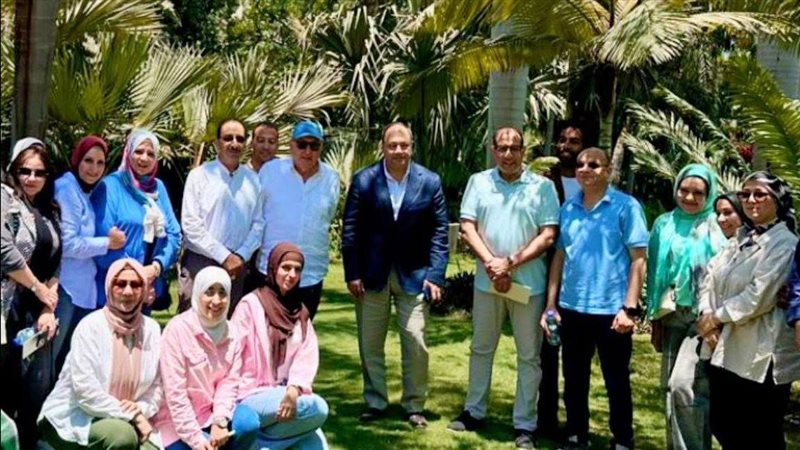 جانب من الزيارة 