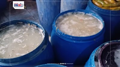 تموين الفيوم يضبط 2 طن مخللات منتهية الصلاحية وغير صالحه الاستهلاك الادمي   