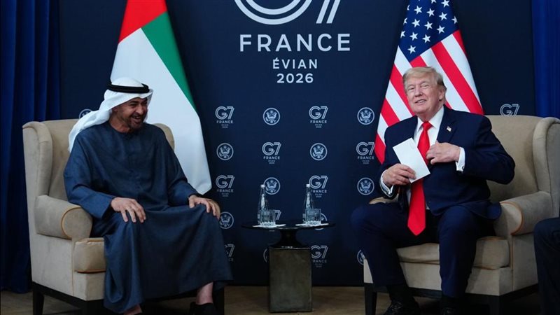 ترامب والرئيس الإماراتي محمد بن زايد