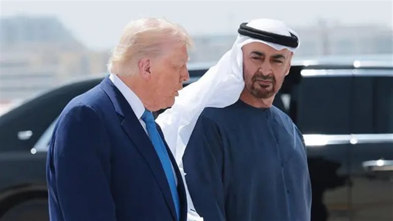 محمد بن زايد وترامب
