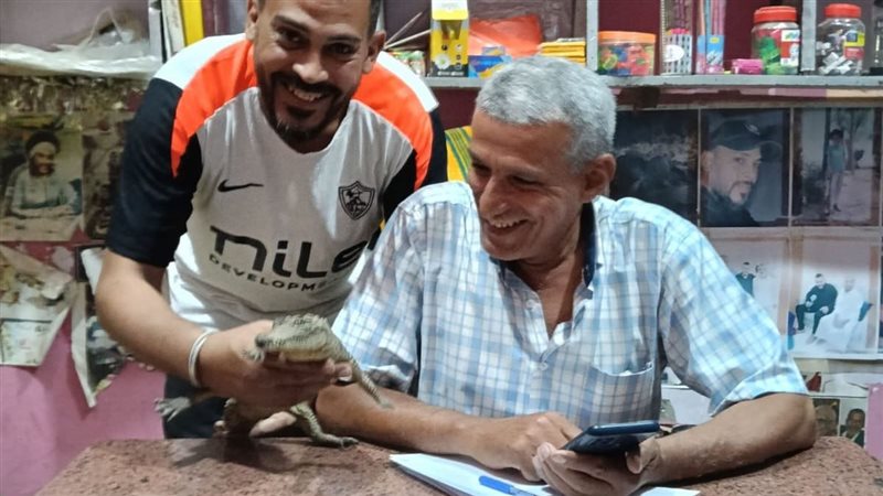 تمساح مع دكتور الطب