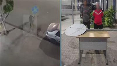 حبس عاطل وعامل خردة 4 أيام لاتهامهما بسرقة لافتة إرشادية بالعجوزة