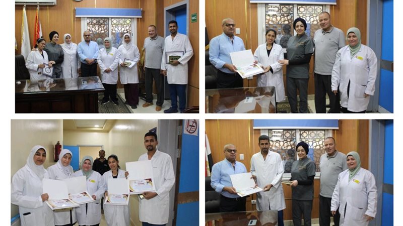 الدكتور عماد البنا خلال فعاليات التكريم ببنى سويف الجامعى 