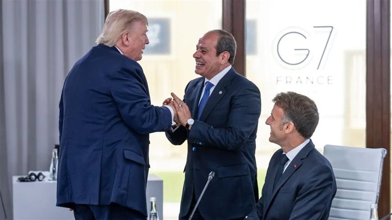 من لقاء ترامب والرئيس