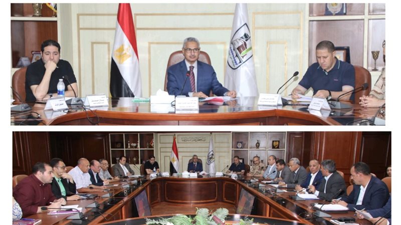 محافظ بنى سويف خلال
