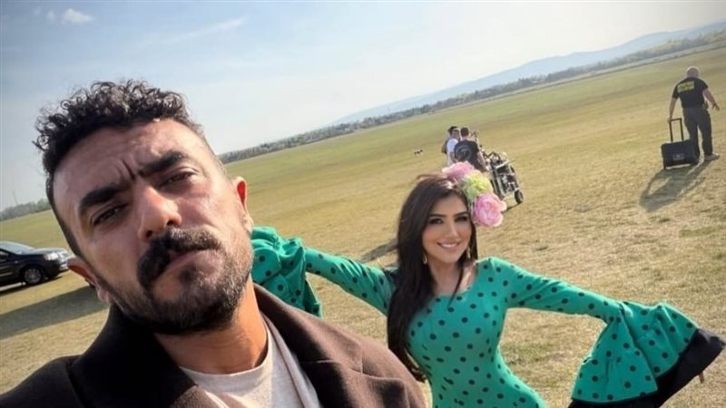 مي عمر وأحمد العوضي