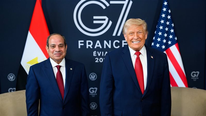 الرئيس السيسي وترامب