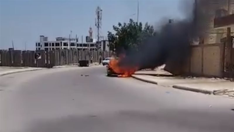 جانب من الحريق 