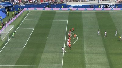 أهداف وملخص مباراة بلجيكا وإيران الشوط الأول في كأس العالم 2026