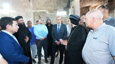 محافظ أسيوط يتفقد دير الأمير تادرس الشطبي بالجبل الشرقي ويشيد بالقيمة التاريخي
